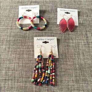 Ashley Cooper Colorful Earring Set